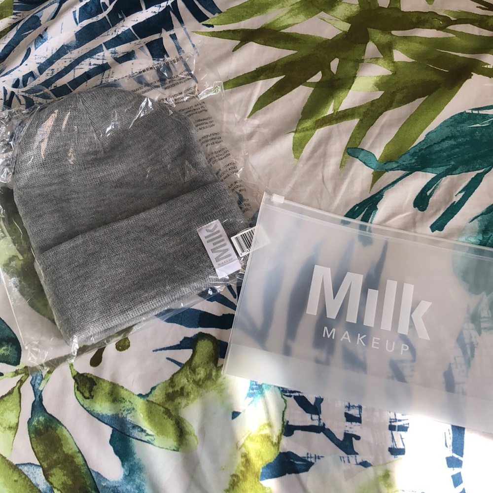 Milk Makeup Beanie & Bag